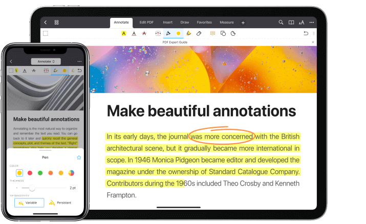 Annotate PDFs on your iPhone and iPad