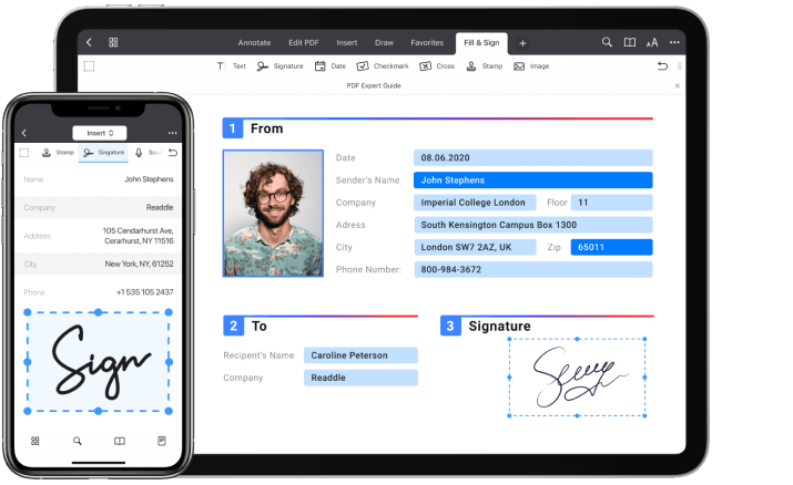 在 iPhone、iPad 填写 PDF 表单