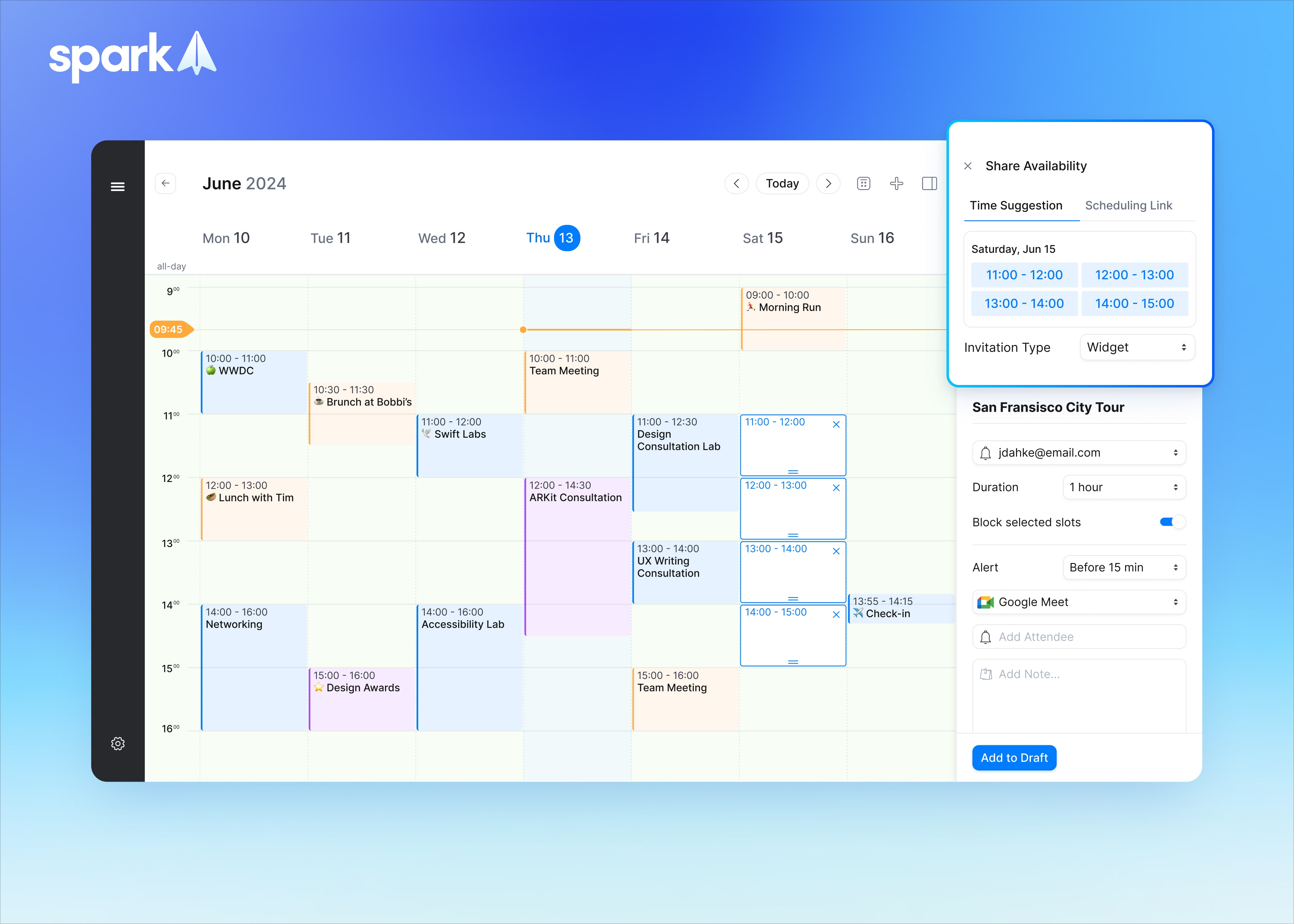 Spark expands beyond email with a Calendar and Meeting Notes